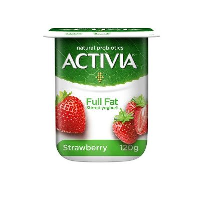 Picture of Activia Stirred Yoghurt Full Fat Strawberry, 120gm