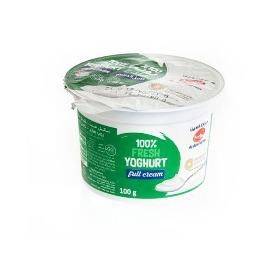 Picture of Al Ain 100% Fresh Yoghurt Full Cream, 100gm