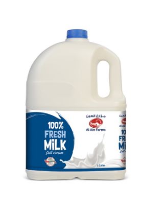 Picture of Al Ain Farms 100% Fresh Full Cream Milk, 1Gallon