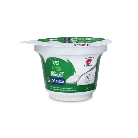 Picture of Al Ain Farms Fresh Full Cream Natural Yoghurt 170gm