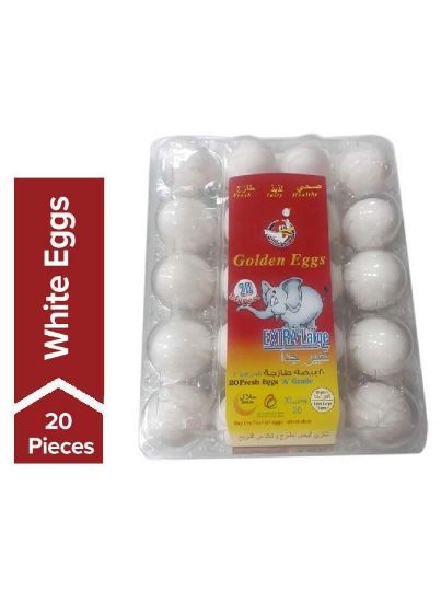 Picture of Al Jazira Golden Eggs Extra Large White 20's