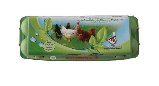 Picture of Al Jazira Eco & Vegetarian Feed Hen's Eggs 12pc