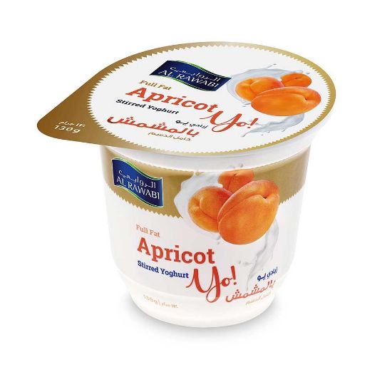 Picture of Al Rawabi Apricot Yoghurt, 130gm