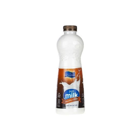 Picture of Al Rawabi Fresh Double Cream Milk 1ltr