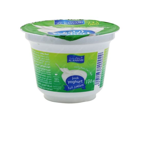 Picture of Al Rawabi Fresh Full Cream Yoghurt, 170gm