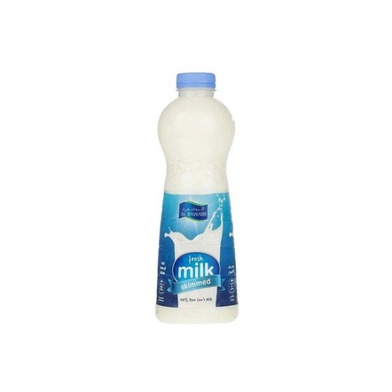 Picture of Al Rawabi Fresh Skimmed Milk 1ltr