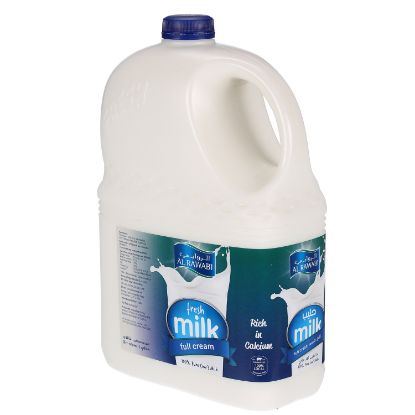 Picture of Al Rawabi Fresh Milk Full Cream, 1Gallon