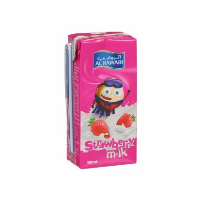 Picture of Al Rawabi Strawberry Long Life Milk 200ml