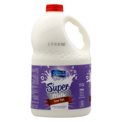 Picture of Al Rawabi Super Milk Low Fat 2ltr