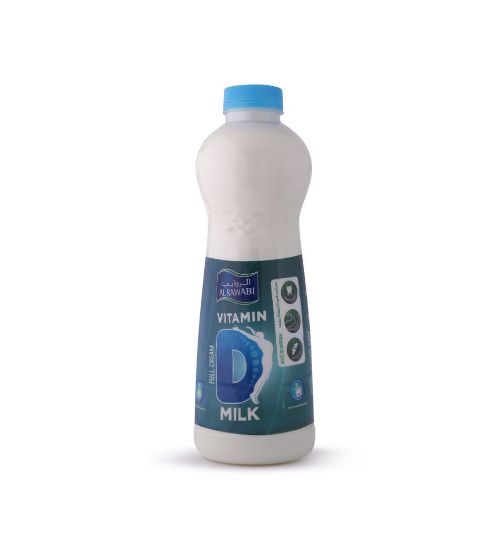 Picture of Al Rawabi Vitamin Milk Full Cream 1ltr