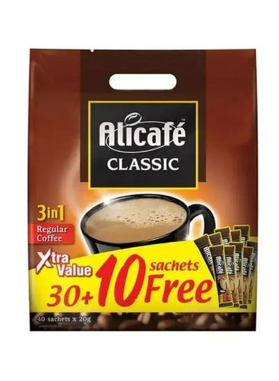 Picture of Alicafe Classic 3In1 Regular Coffee 40x20gm