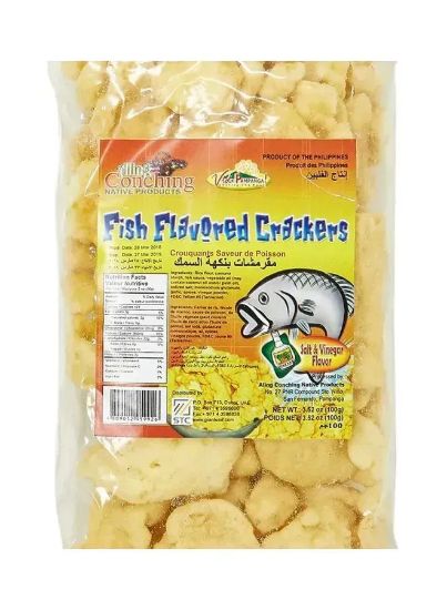 Picture of Aling Conching Fish Flavored Crackers Salt & Vinegar 100gm