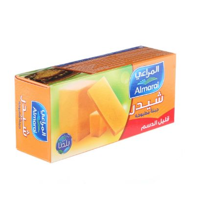 Picture of Almarai Cheddar Processed Low Fat Cheese Block, 454gm