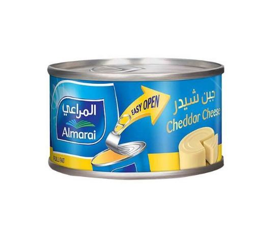 Picture of Almarai Cheese Cheddar Canned, 200gm