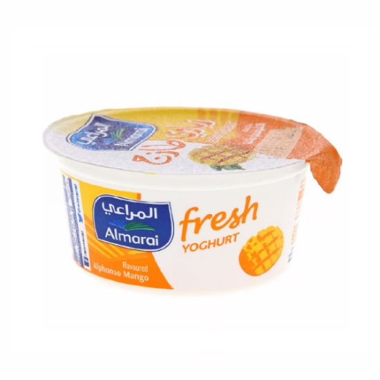 Picture of Almarai Fresh Flavored Alphonso Mango Yoghurt 150gm