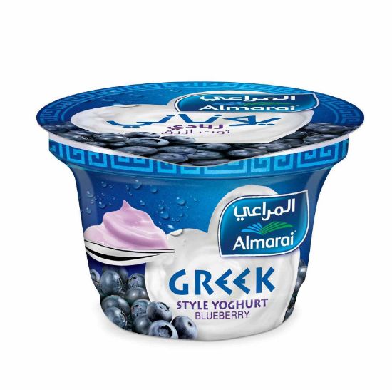 Picture of Almarai Greek Style Yogurt Blueberry, 150gm