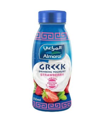 Picture of Almarai Greek Drinking Yogurt Strawberry, 250ml