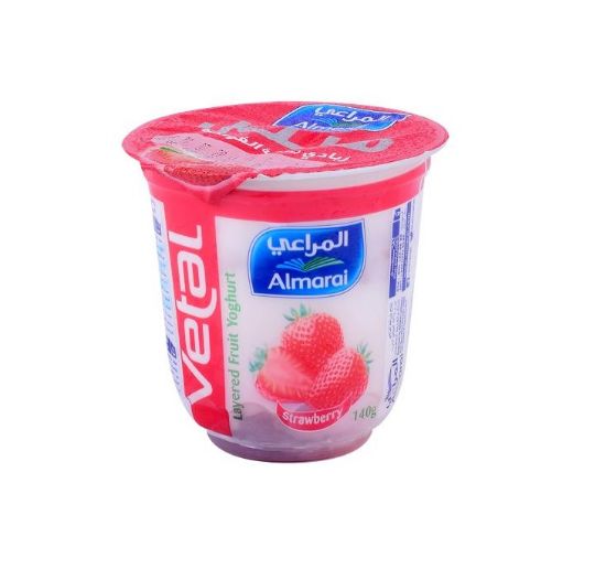 Picture of Almarai Layered Strawberry Fruit Yoghurt 140gm