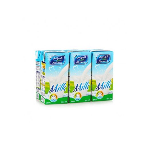 Picture of Almarai Milk UHT With Vitamin Full Fat, 6x200ml