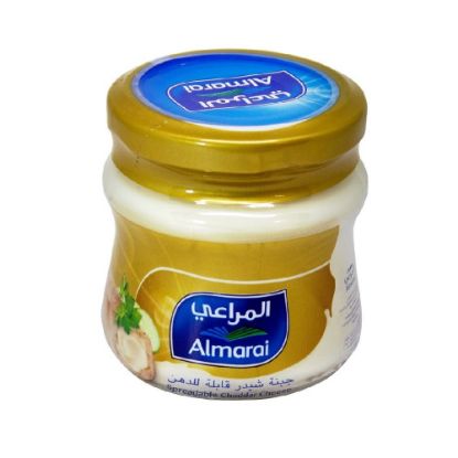 Picture of Almarai Processed Cheddar Cheese Golden Jar 120gm