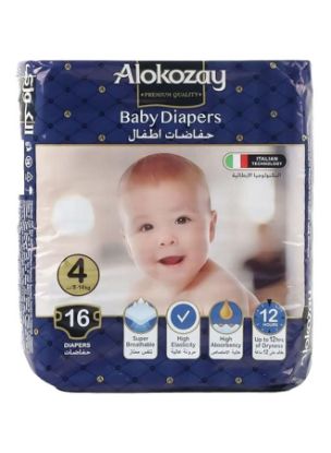 Picture of Alokozay Baby Diapers Size 4 16's