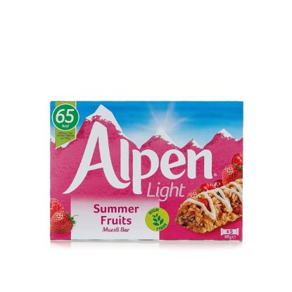 Picture of Alpen Muesli Bar Light Summer Fruits 5x19gm