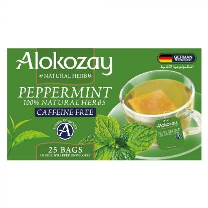 Picture of Alokozay Natural Herb Peppermint 25's Tea Bags Caffeine Free 1Pack