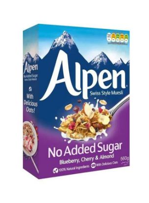 Picture of Alpen Muesli Blueberry Cherry & Almond 560gm