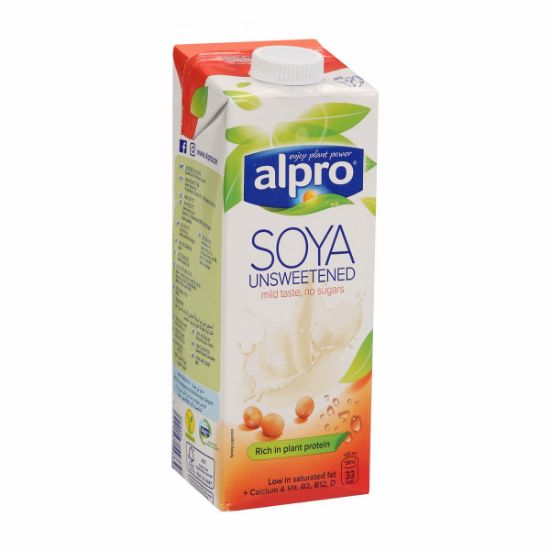 Picture of Alpro Soya Unsweetened Drink 1ltr