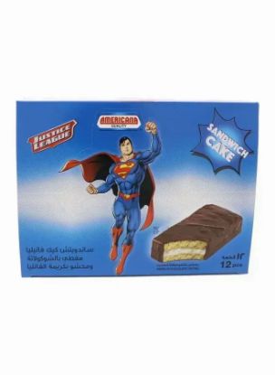 Picture of Americana Cake Sandwich Vanilla Super Man 35gm