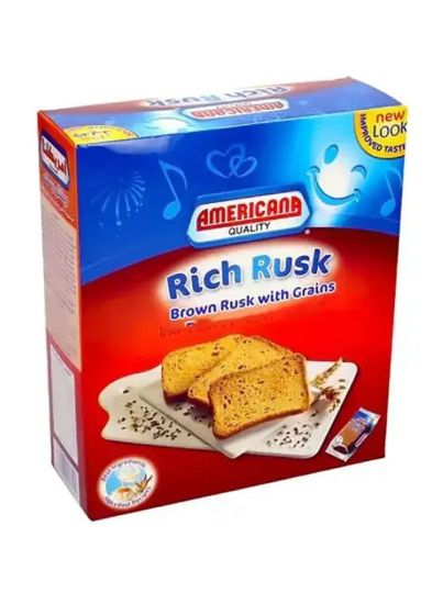 Picture of Americana Rich Brown Rusk With Grain 385gm