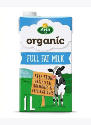 Picture of Arla Organic Milk Full Fat 1ltr