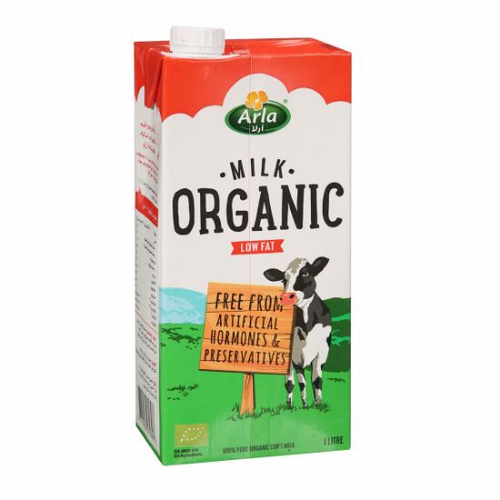 Picture of Arla Organic Milk Low Fat 1ltr