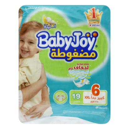 Picture of Baby Joy Diapers xxL Size 6 19Diapers