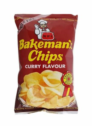 Picture of Bakerman'S Curry Chips 100gm