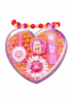 Picture of Barbie Make Up Kit Heart Box 1pc