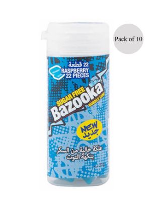 Picture of Bazooka Bubble Gum Blue Raspberry Sugar Free 22Pieces 31gm