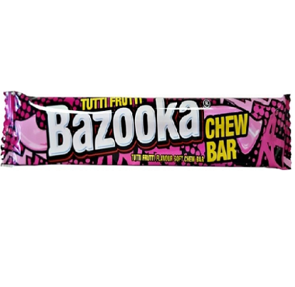 Picture of Bazooka Chew Bar Tutti Frutti Flavor 14gm