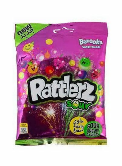 Picture of Bazooka Rattlerz Sour Chewy Candy 120gm