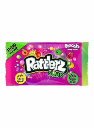 Picture of Bazooka Rattlerz Sour Chewy Candy 40gm