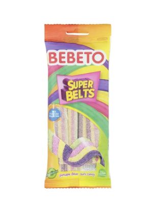 Picture of Bebeto Super Belts Jelly (Soft Candy) 75gm Pack of 12