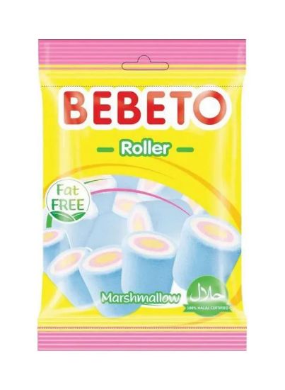 Picture of Bebeto Roller Marshmallow 60gm Pack of 12