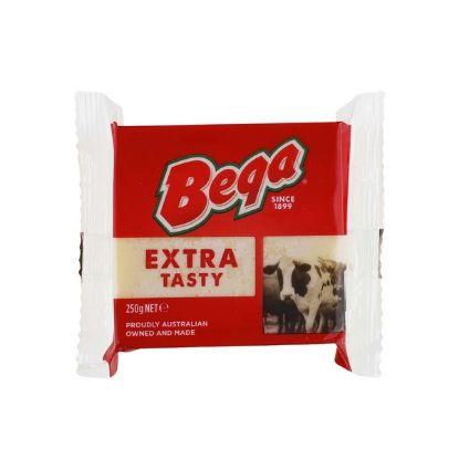 Picture of Bega Cheese Block Extra Tasty Cheddar, 250gm