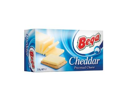 Picture of Bega Processed Cheddar Natural Cheese 250gm