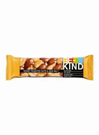 Picture of Be-Kind Nut Bar Honey Nuts & Sea Salt 40Gm