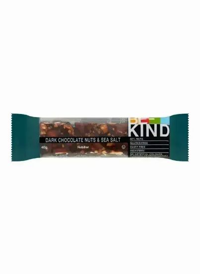 Picture of Be-Kind Nut Bar Dark Chocolate Nuts & Sea Salt 40Gm