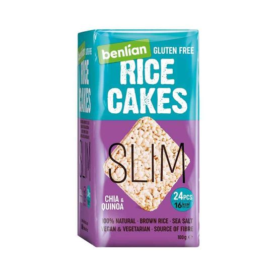 Picture of Benlian Rice Cake Chia & Quinoa Gluten free 100gm