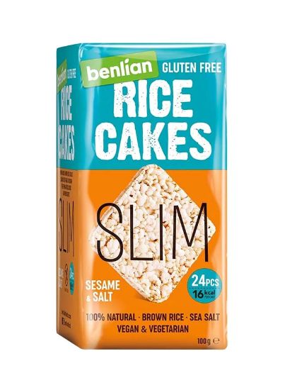 Picture of Benlian Rice Cake Sesame & Salt Gluten Free 100gm