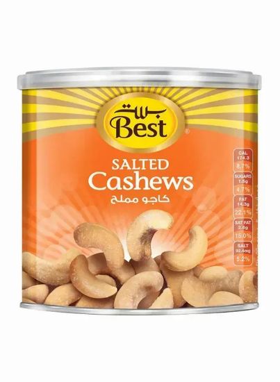 Picture of Best Salted Cashews Can 110gm