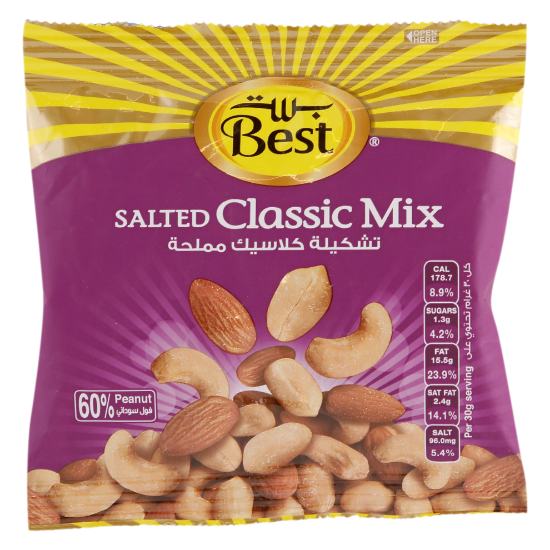 Picture of Best Mixnut Salted Pouch 40gm